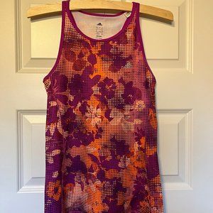 Multi-coloured Adidas Climalite Top in L - orange, purple, pink